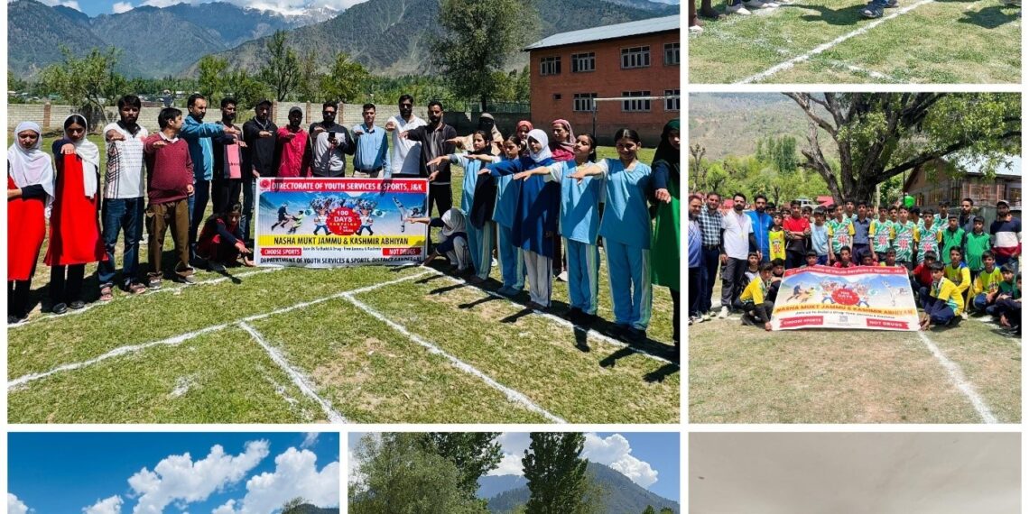 DYSS Ganderbal organises Zone-Wise Sports Activities under NashaMukt Abhiyan