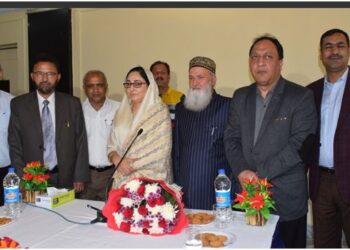 Darakshan Andrabi first woman to head J&K Wakf Board