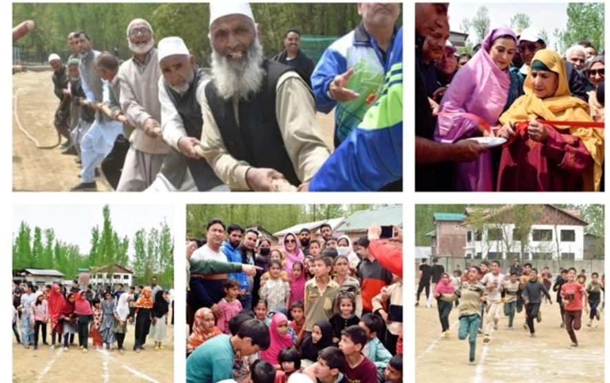 Monghall hamlet in South Kashmir comes alive with Sports activities held by J&K Sports Council