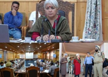 DC B’pora reviews Independence Day arrangements, visits venue
