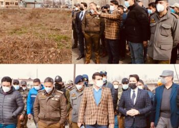 DC Srinagar visits Transit Camp for Amarnath Yatra at Panthachowk