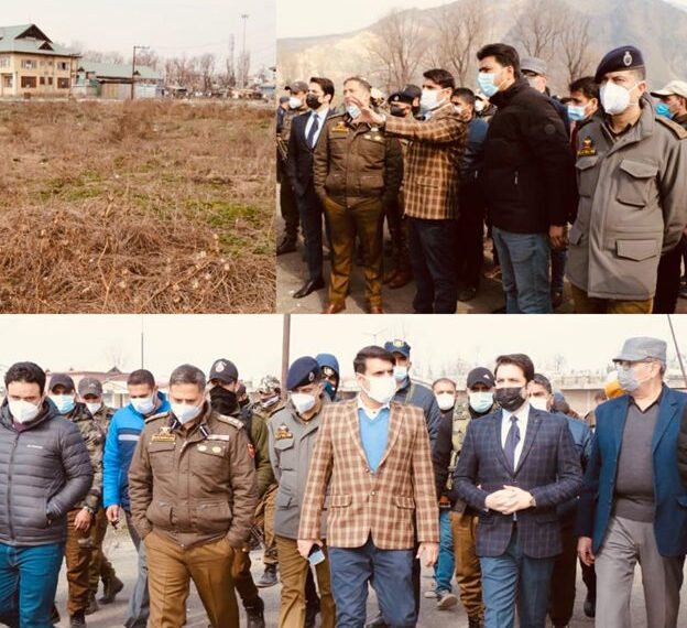 DC Srinagar visits Transit Camp for Amarnath Yatra at Panthachowk
