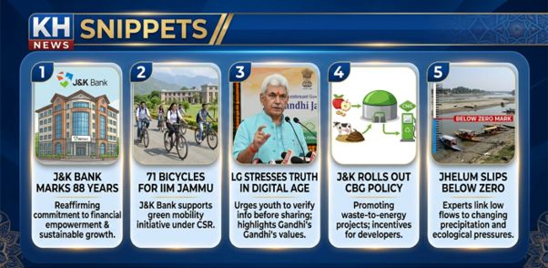 K H Snippets: Defining Moments Of The Week
