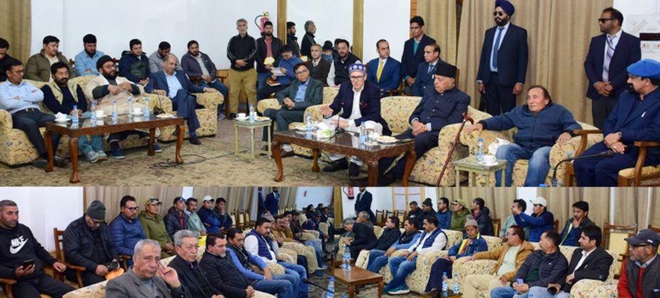 Delegation from Kargil led by Ladakh MP congratulates CM Omar on assuming office