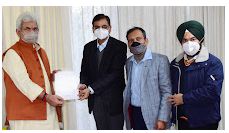 Delegation of Jammu University Teachers’ Association calls on LG in Jammu
