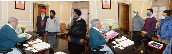 Deputations, individuals call on Advisor Khan at Jammu