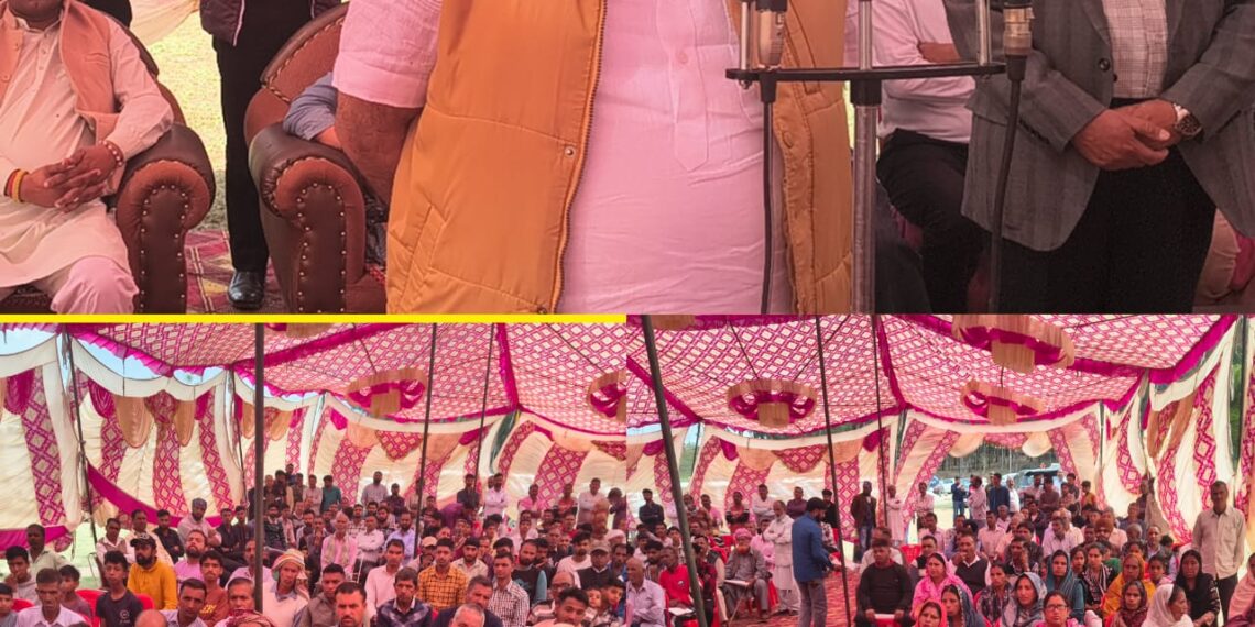 Deputy CM lays foundation stone for PMGSY roads, convenes public outreach camps at Nowshera