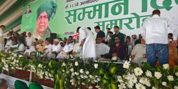 Deputy Chief Minister attends Samman Diwas programme at Nuh, Haryana