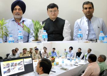 Deputy Commissioners of Udhampur, Ramban visit 1,800 MW Sawalkote Hydroelectric Project Headquarter at Tanger