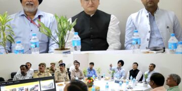Deputy Commissioners of Udhampur, Ramban visit 1,800 MW Sawalkote Hydroelectric Project Headquarter at Tanger