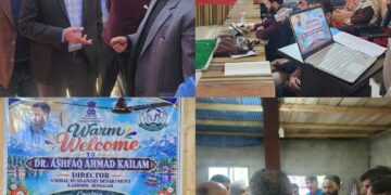 Director Animal Husbandry Kashmir visits Kupwara, Reviews Departmental achievements & infra