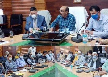 Dir Agri (K) discusses marketing of produce with Kisan Board members during Covid pandemic
