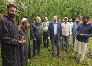 Dir Horticulture (K) tours extensively Hailstorm affected areas