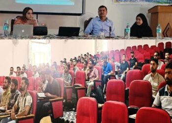 Dir Panchayati Raj interacts with newly appointed Panchayat Secretaries in Srinagar