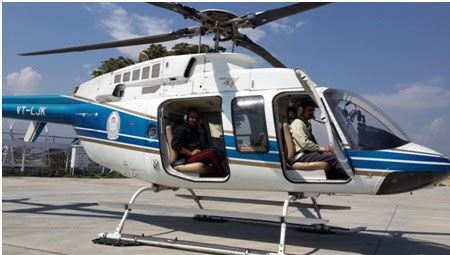 Direct helicopter service from Jammu to Vaishno Devi shrine begins