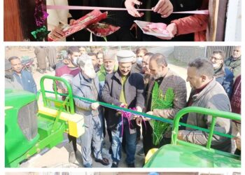 Director Agriculture (K) inaugurates AAS, Farm Machinery Bank at Bandipora