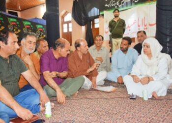 Safeena Beigh visits Delina, reviews arrangements for smooth observance of Muharram Processions