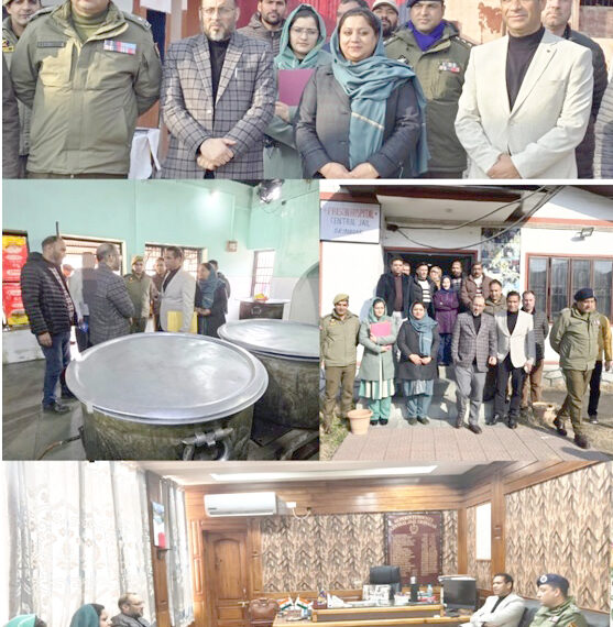 DLSA Srinagar conducts inspection of Central Jail Srinagar, Prison Legal Aid Clinic