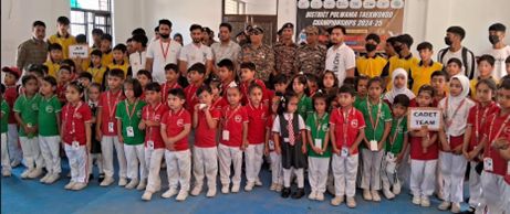 District Pulwama Taekwondo Championship 2024 Begins at Awantipora