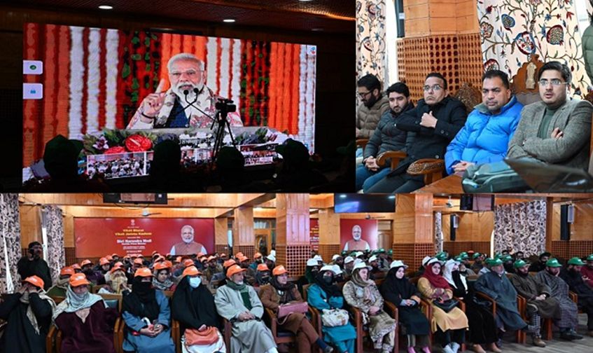Distt Admin Shopian facilitates live streaming of PM’s interaction from Jammu