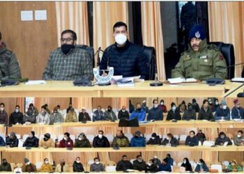 Distt Kishtwar records 81.11% fund utilization under Capex Budget 2021-22