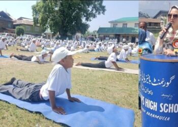 Mega functions held across Kashmir to celebrate ‘Int’l Day of Yoga -2023’; Distt heads lead the Yoga sessions