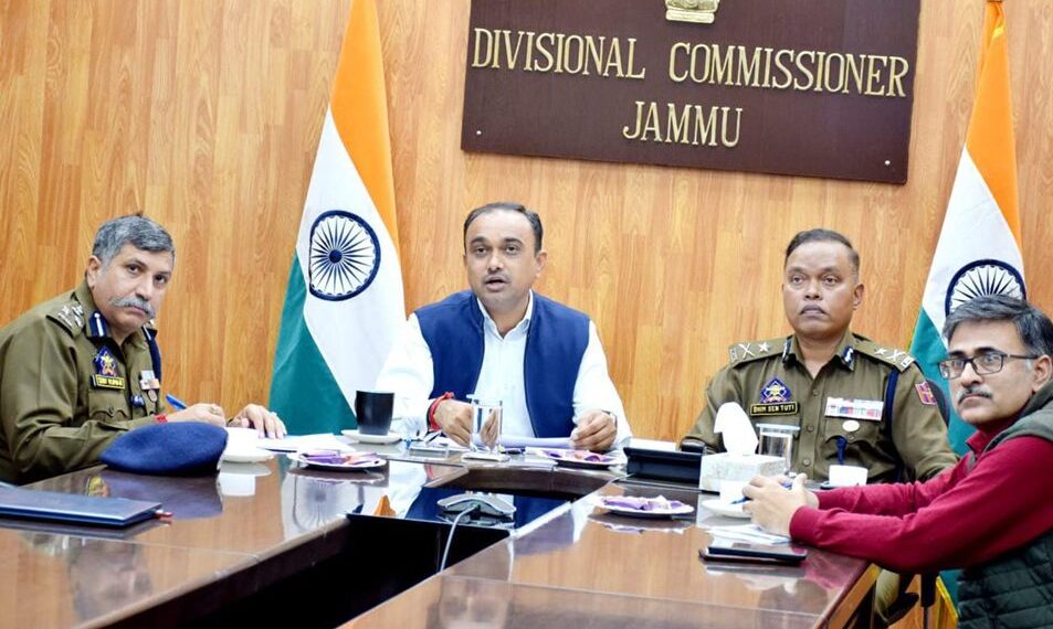 Div Com, IGP review arrangements for Holi, Eid, Navratra festivals in Jammu Divn