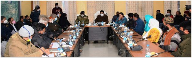 Div Com (J), ADGP review ongoing works of power projects at Kishtwar