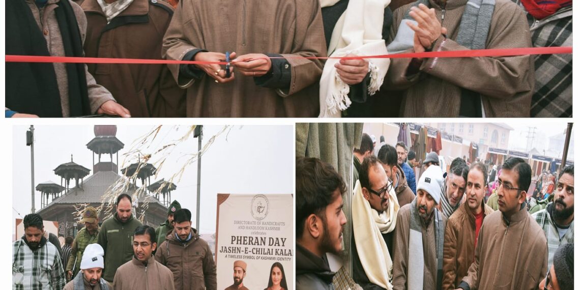 Div Com-(K) Inaugurates Pheran Day, Jashn-e-Chilai-Kalan at Kashmir Haat