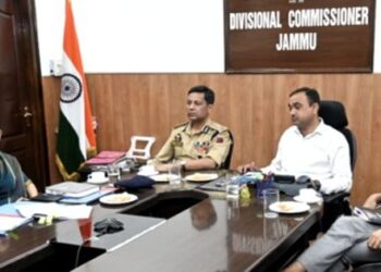 Div Com (J), ADGP(J) review law & order situation in Distts of Jammu Div