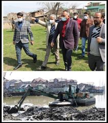 Div com (K) inspects historic City water bodies, oversees pace of restoration works
