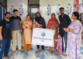DLSA Reasi conducts awareness programmes on Child Helpline 1098, mediation and legal aid clinics