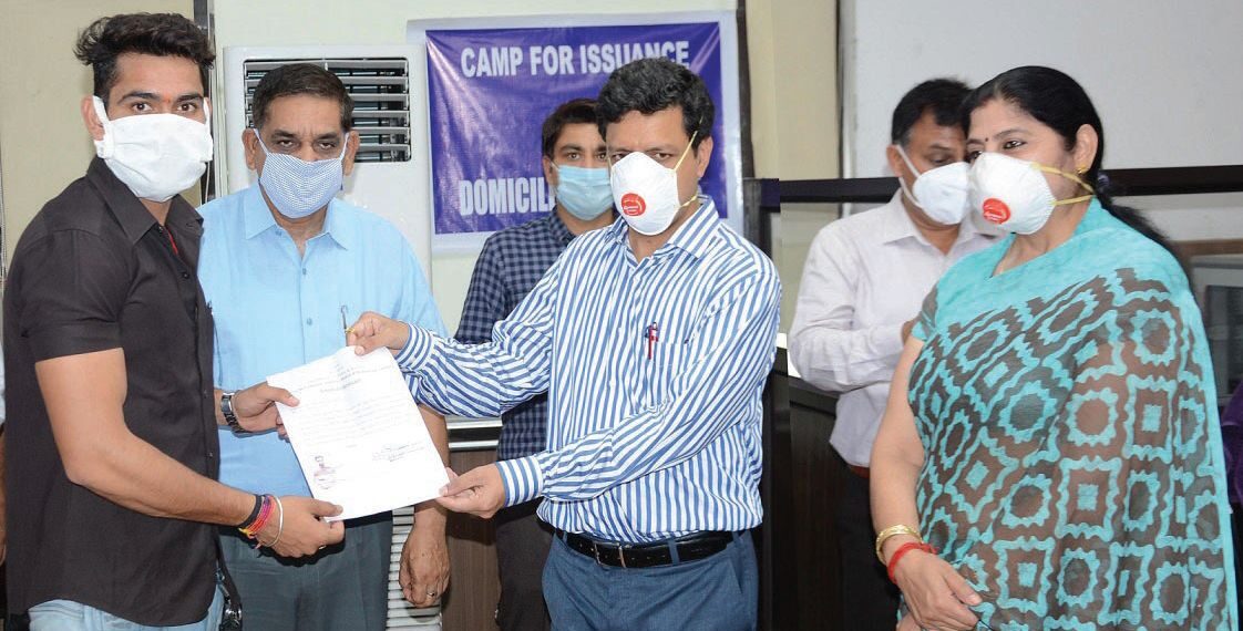 Domicile certificates distributed among WPRs, Balmiki Samaj, Gorkhas, others