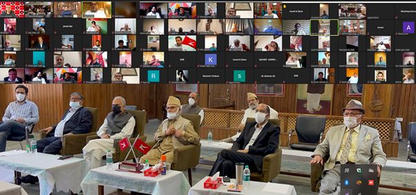 Dr Farooq presides over NC CWC virtual meeting