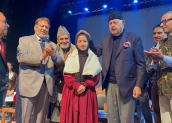 Dr Farooq releases series of books at Tagore Hall