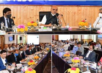 Dr Kishanrao Karad, MoS, Ministry of Finance, GoI chairs J&K Bankers’ Committee Meeting