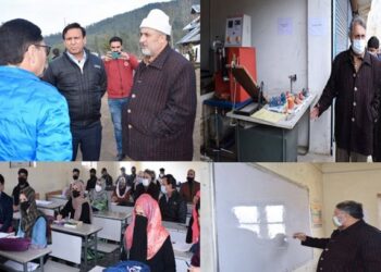 Dr Samoon visits Kupwara, inspects Polytechnic, new campus GPC at Karihama