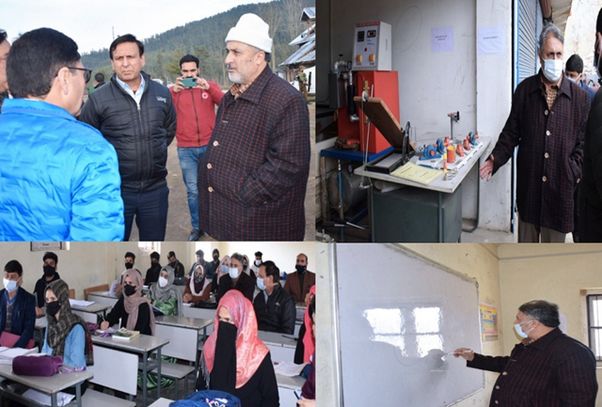 Dr Samoon visits Kupwara, inspects Polytechnic, new campus GPC at Karihama