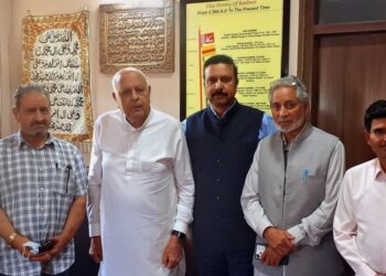 Strive to combat social evils: Dr. Farooq tells party functionaries, public delegations at party hqrs Nawa-e-Subha
