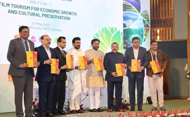 Dr. Jitendra, G. Kishan Reddy address side event on ‘Film Tourism for Economic Growth & Cultural Preservation’ at 3rd Tourism Working Group Meeting at Srinagar