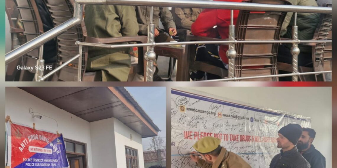 Police organises anti-drug awareness programme in Awantipora