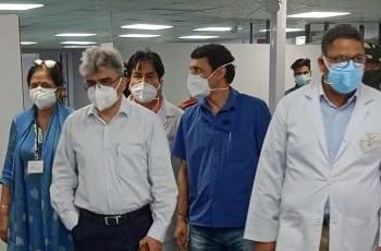 Dulloo visits 500-bedded DRDO hospital at Bhagwati Nagar