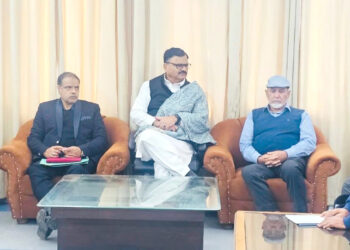 Durga Nagar Welfare Coordination Committee calls on Jal Shakti Minister