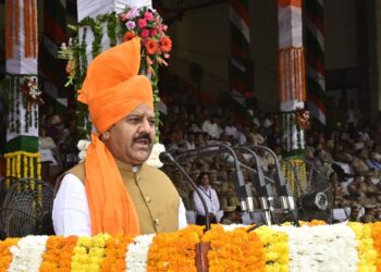Dy CM unfurls tricolour on I-Day at MA Stadium Jammu