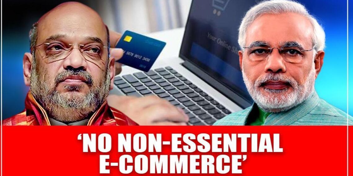 Supply of non essential goods by companies like Amazon, Flipkart , Snapdeal to remain banned