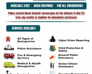 ERSS-112 Team Rushes Injured Senior Citizen to Hospital in Srinagar: Police