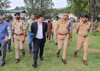 DEO, SSP B’la Inspect Security Measures at Degree College Strong Room