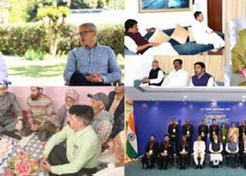 K H Snippets : Weekly Timeline Of Key Engagement Of LG Sinha, CM Omar