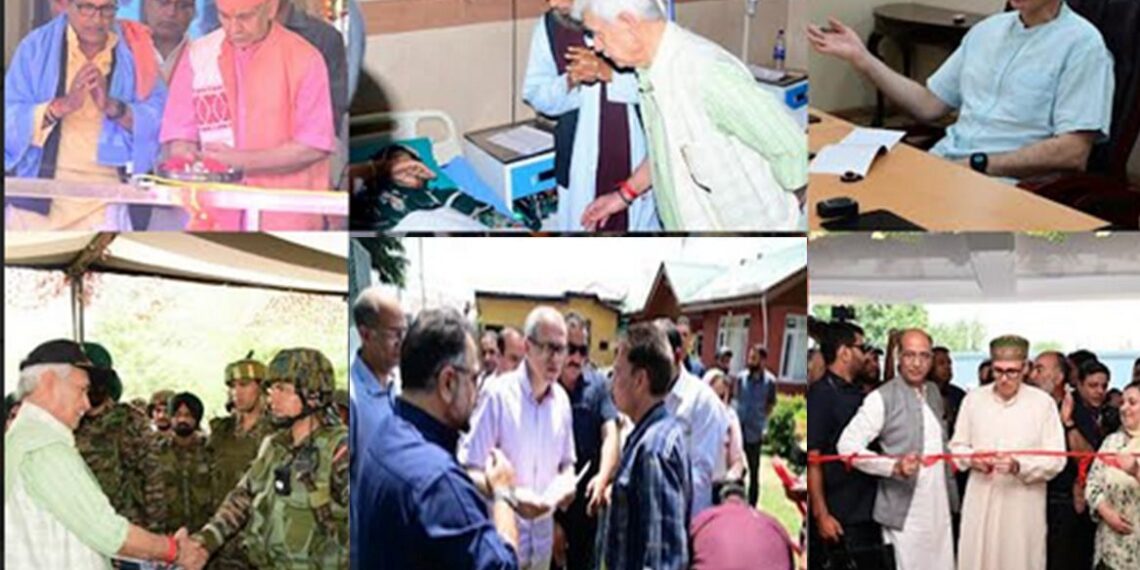 K H Snippets: Weeklong Highlights Of Key Engagements Of LG Sinha, CM Omar