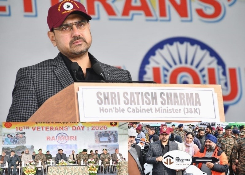 “Once a Soldier, Always a Soldier “: Satish Sharma at Rajouri Veterans Rally